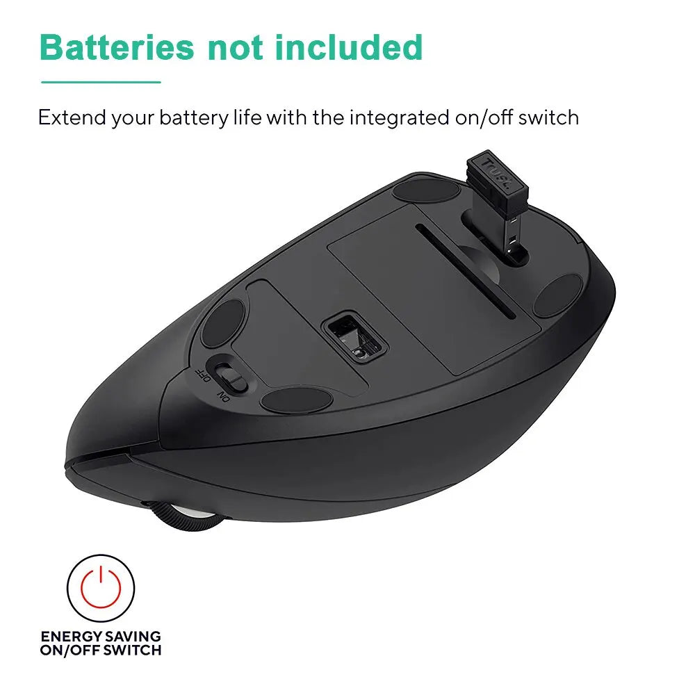 Wireless optical mouse with long battery life