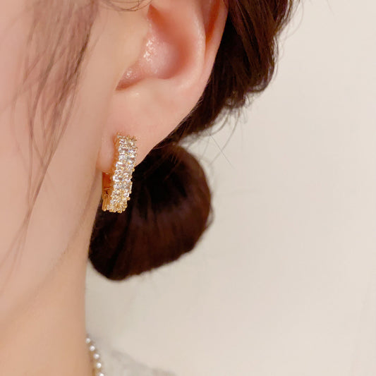Zircon ear clips
