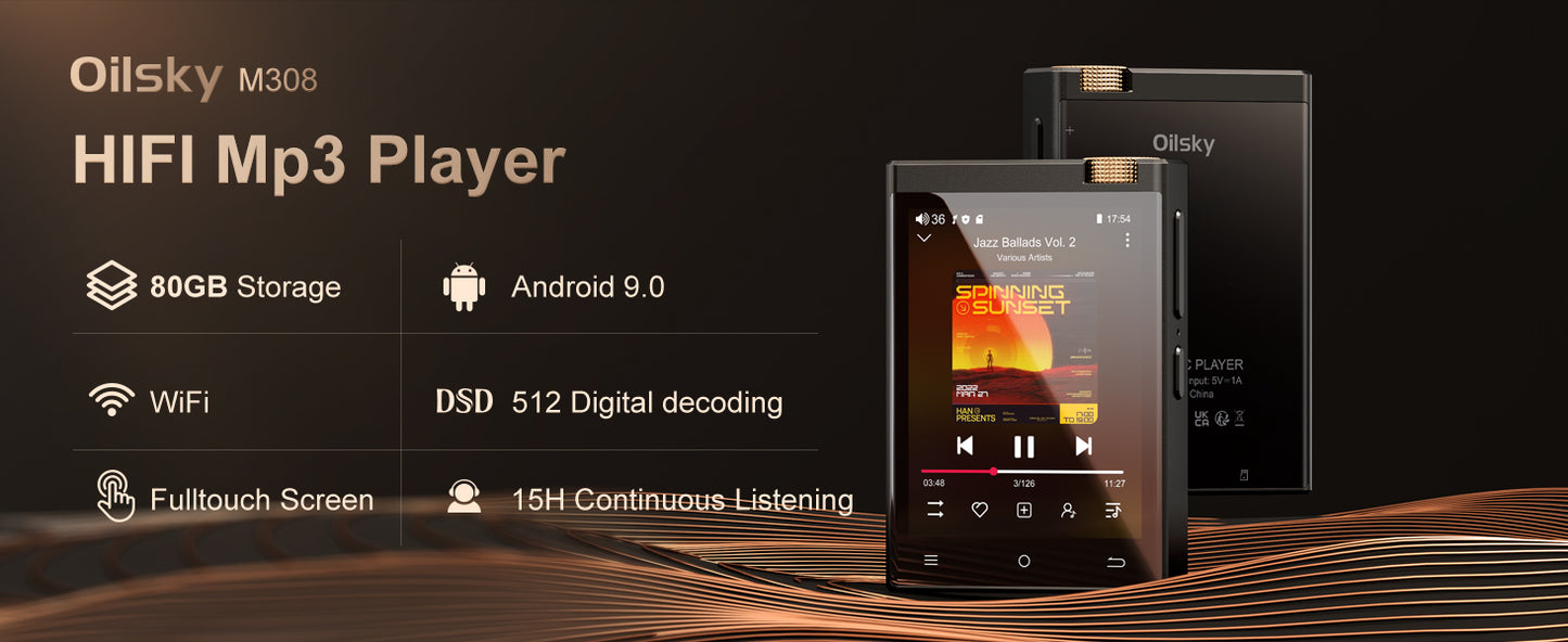 High-capacity mp3 player