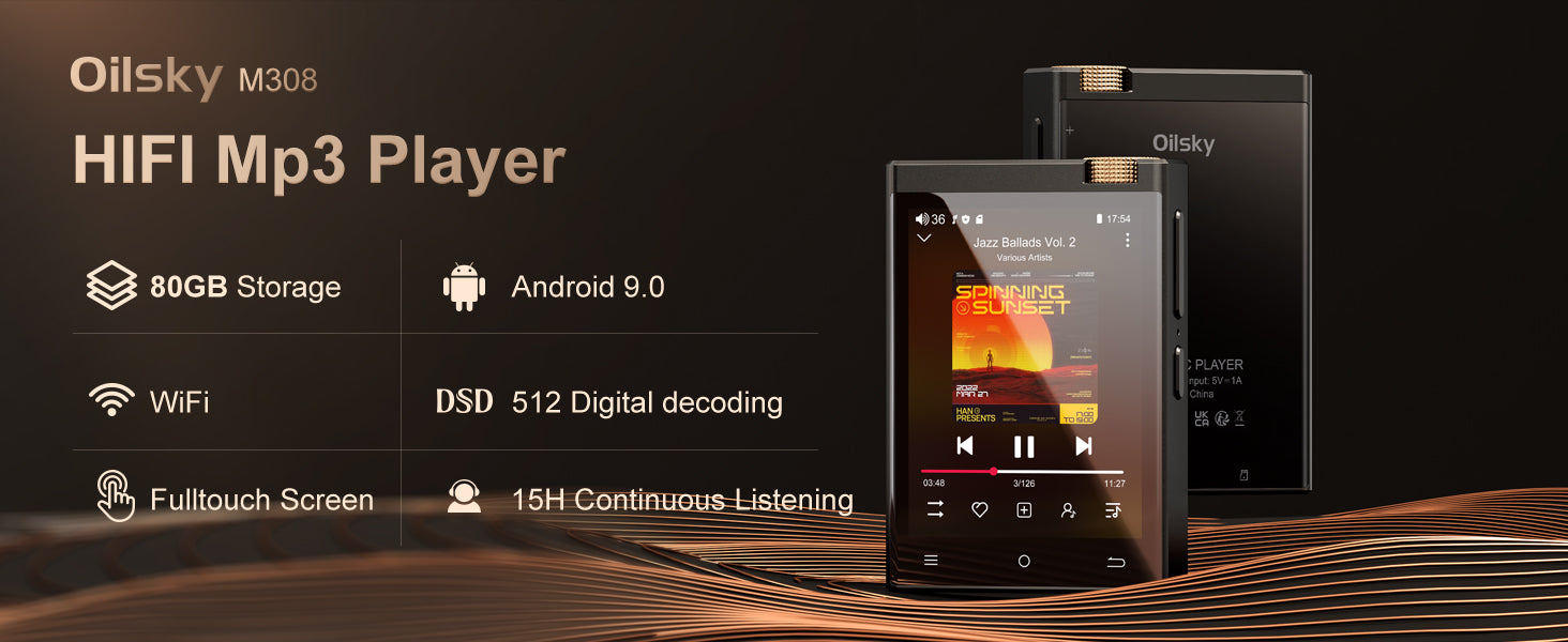 High-capacity mp3 player