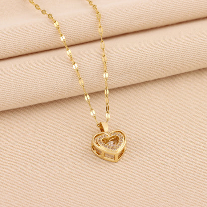 1 of top 5 necklace with heart pendant