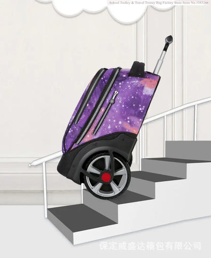 Durable wheeled backpacks for school use