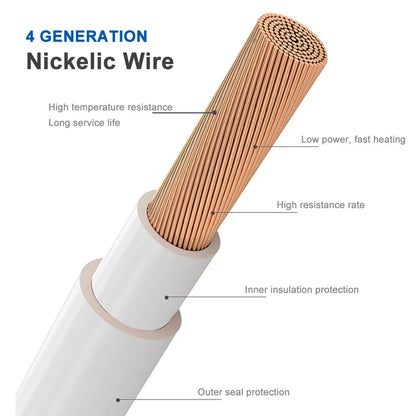 Heated car seat cover adjustable heat