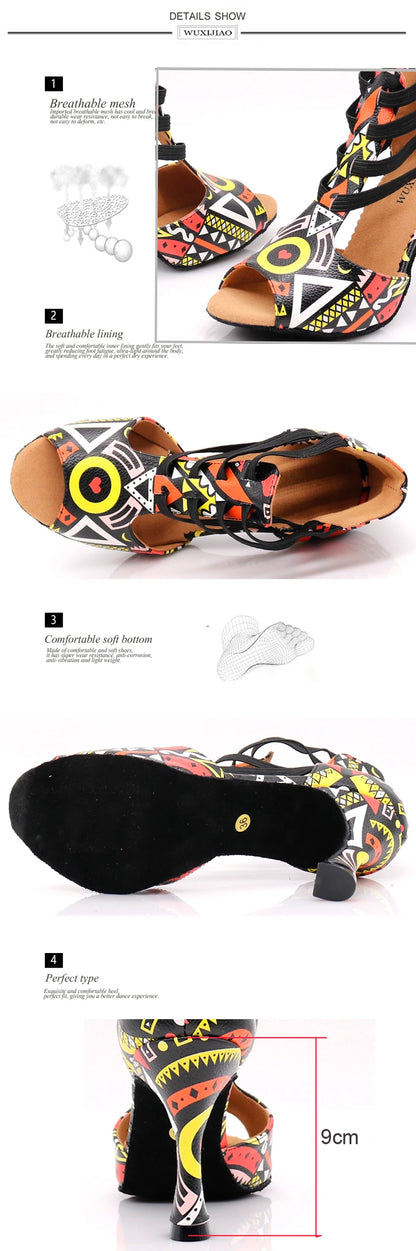 Shoes - Women-s Ballroom Dance Shoes - rhinestone dance shoes footwear