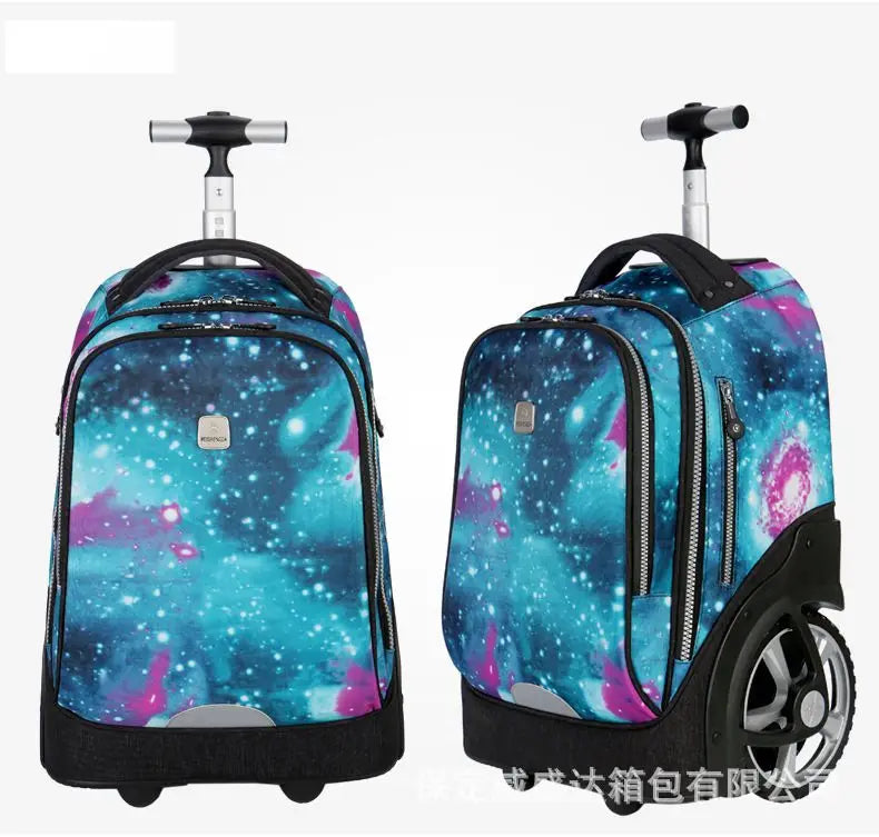 Professional grade wheeled backpacks for students