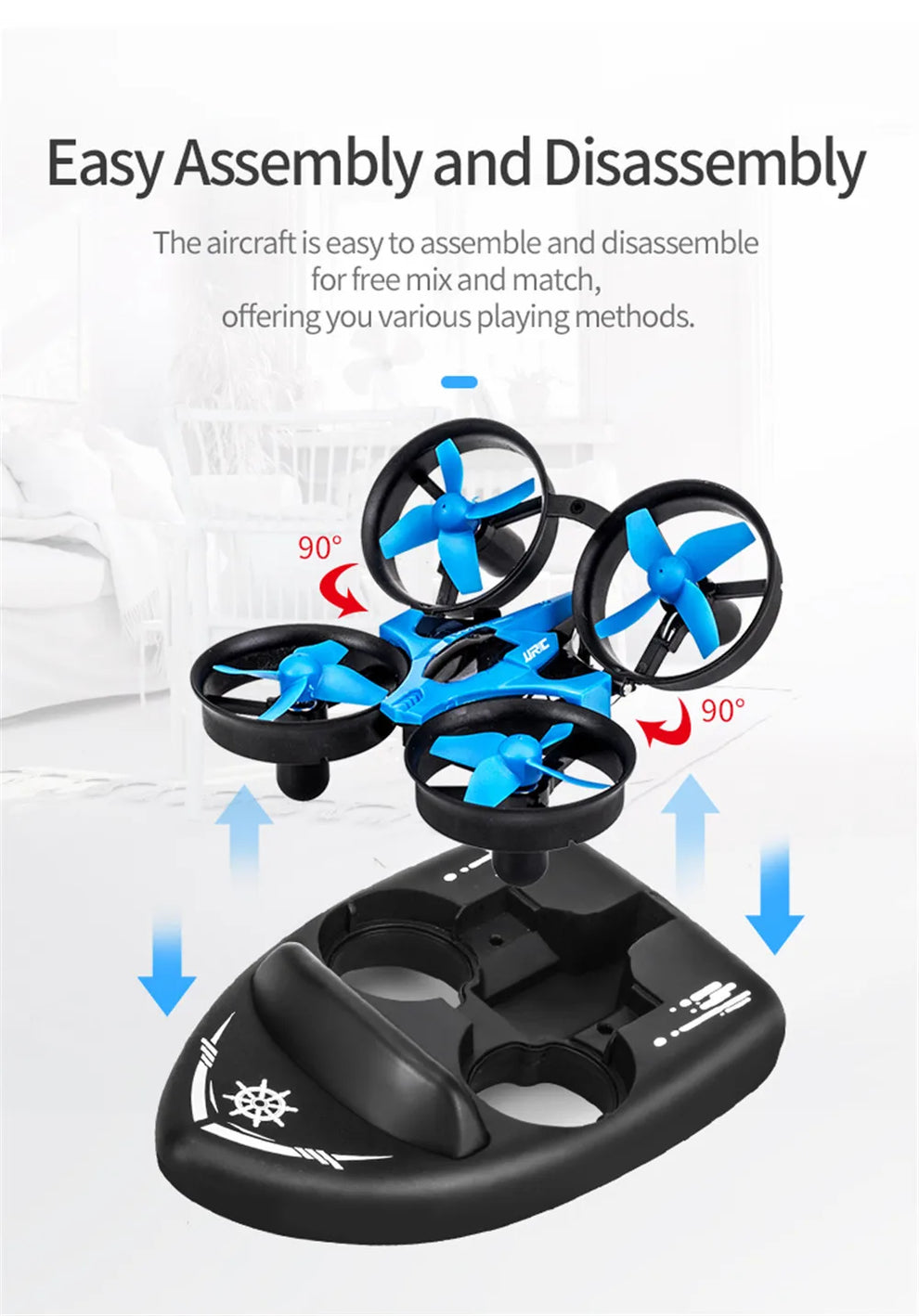 track mode rc drone mini - RC Drone - Mini Multi-Mode RC Drone
