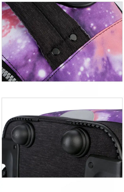 Large wheeled school backpack