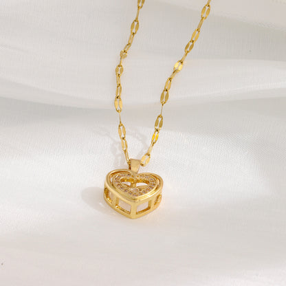 Fashion jewelry heart pendant