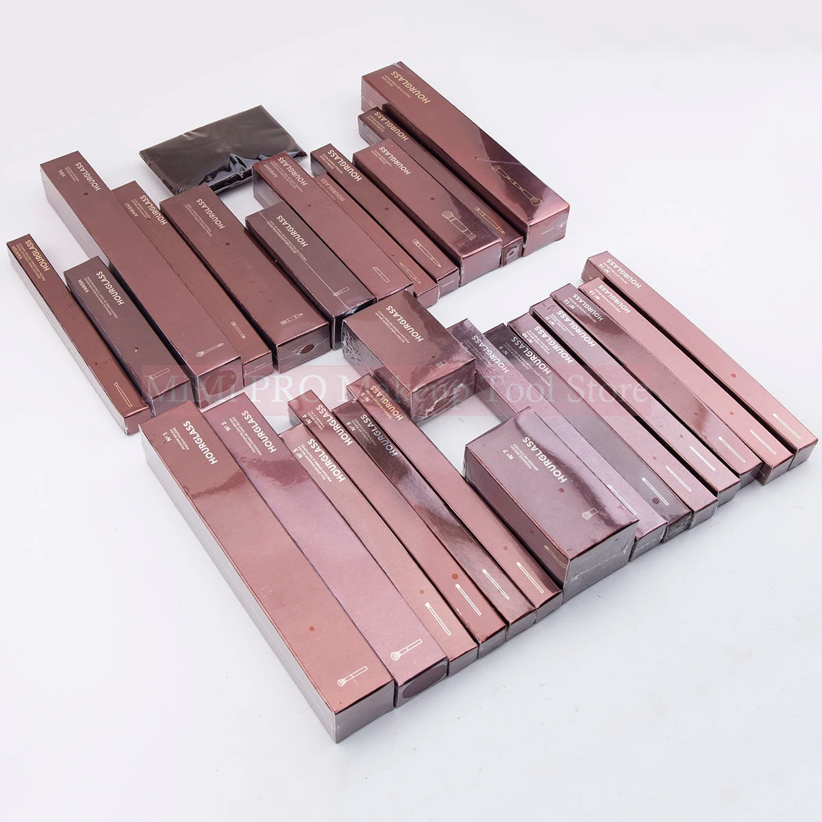 Synthetic makeup brushes