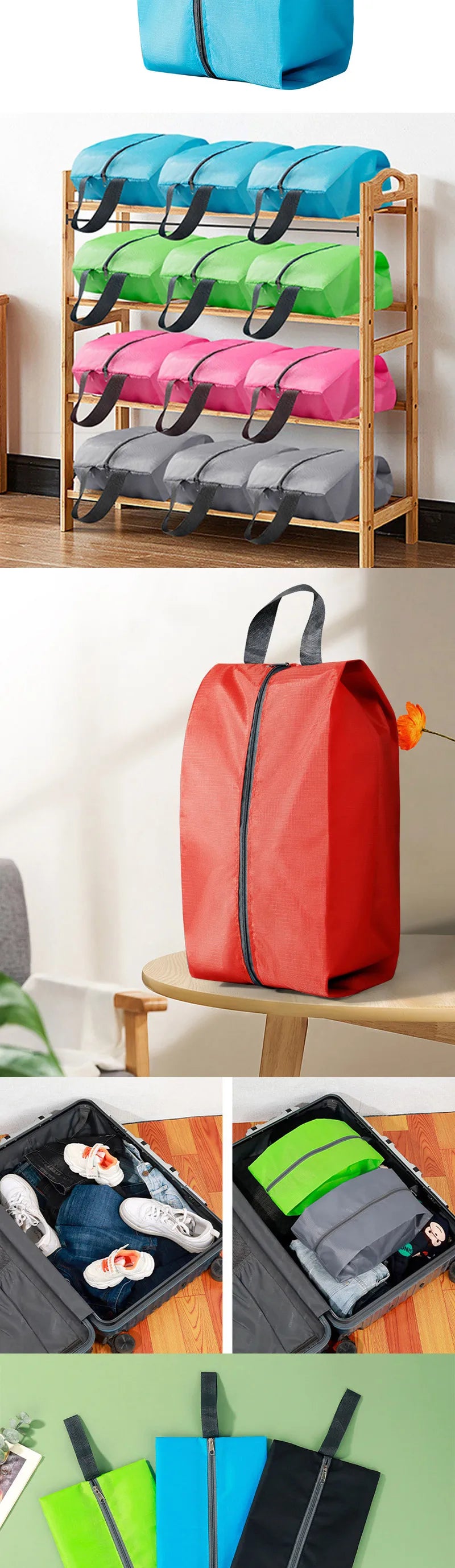 sturdy zipper shoe bags - Travel Accessories - Waterproof Shoe Storage Bag