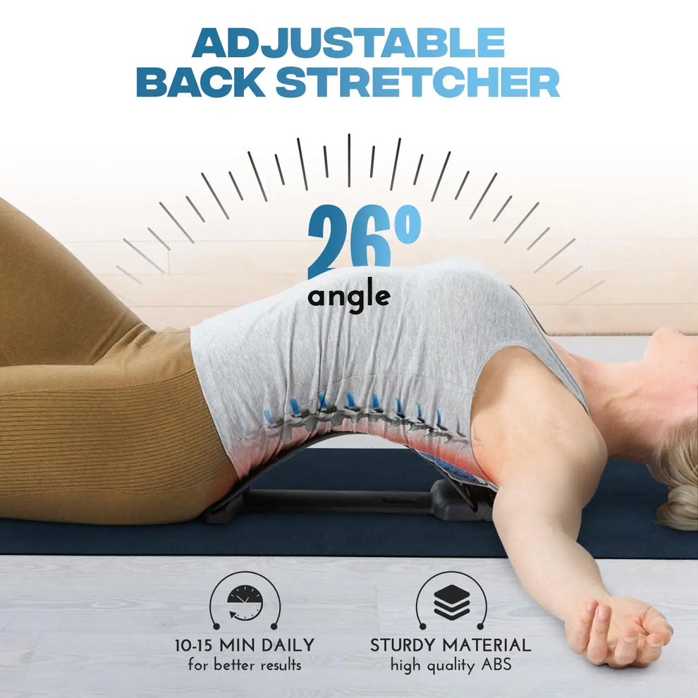 lower back pain relief - Fitness - Exercise - Lumbar stretching and massage device