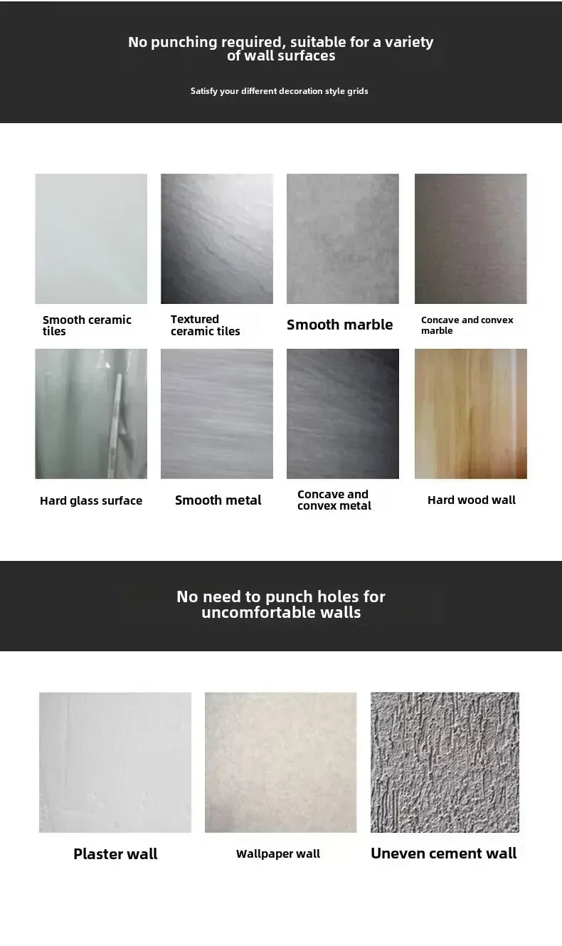 heavy duty hair tool organizer - Bathroom Storage Organizer - Wall Mounted Hair Dryer Holder