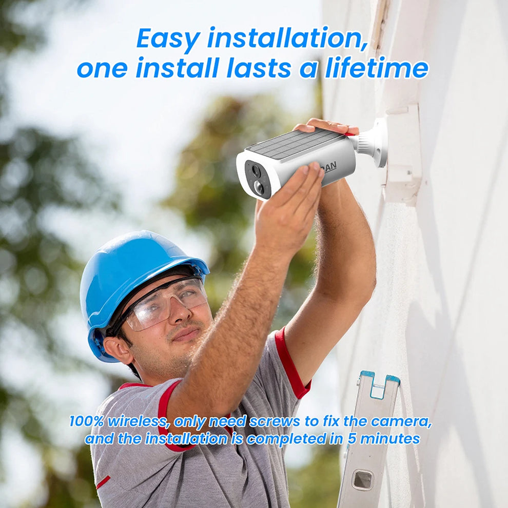 wireless security camera - Security Cameras - Outdoor Wireless 3MP Solar Security Camera