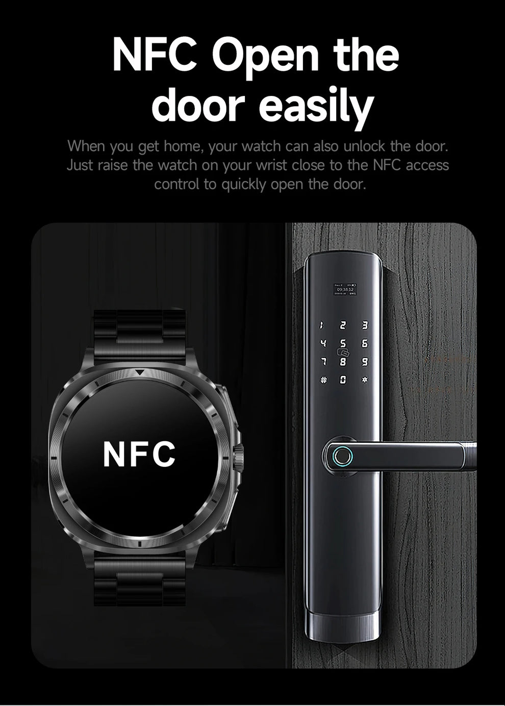 Smartwatch - Health Monitoring Smartwatch - smartwatch heart rate monitor timepiece