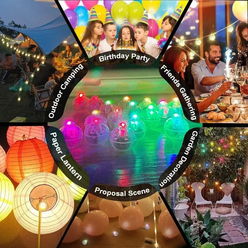 glow balloons party — high — 7,200+ - Party Supplies - LED Balloon Light