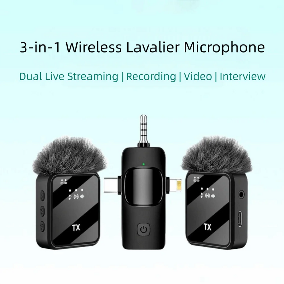 wireless microphone for camera - Electronics - Wireless Lavalier Microphone