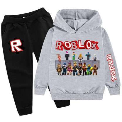 Roblox cartoon print hoody