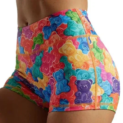 women's yoga shorts - Women-s Sportswear - High-waisted Yoga Shorts