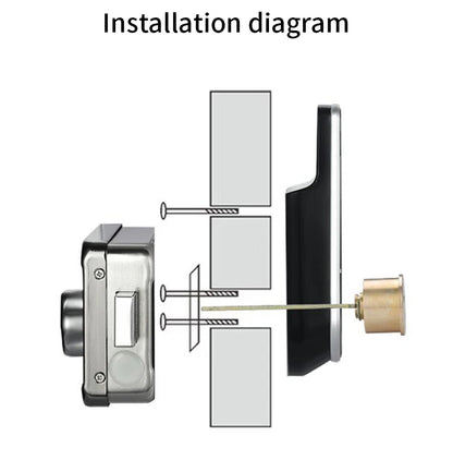 electronic door lock - Smart Home Security - Bluetooth Fingerprint Smart Door Lock