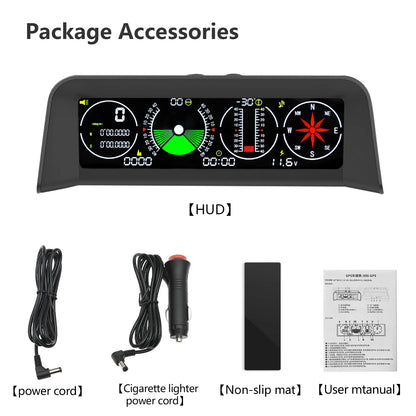 Car hud speedometer