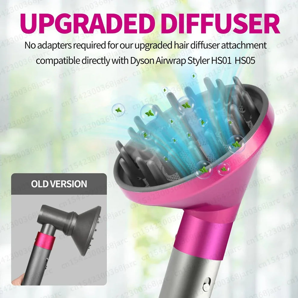 dyson airwrap diffuser - Hair Styling Tools - Hair Styler Nozzle for Dyson Airwrap HS01 HS05