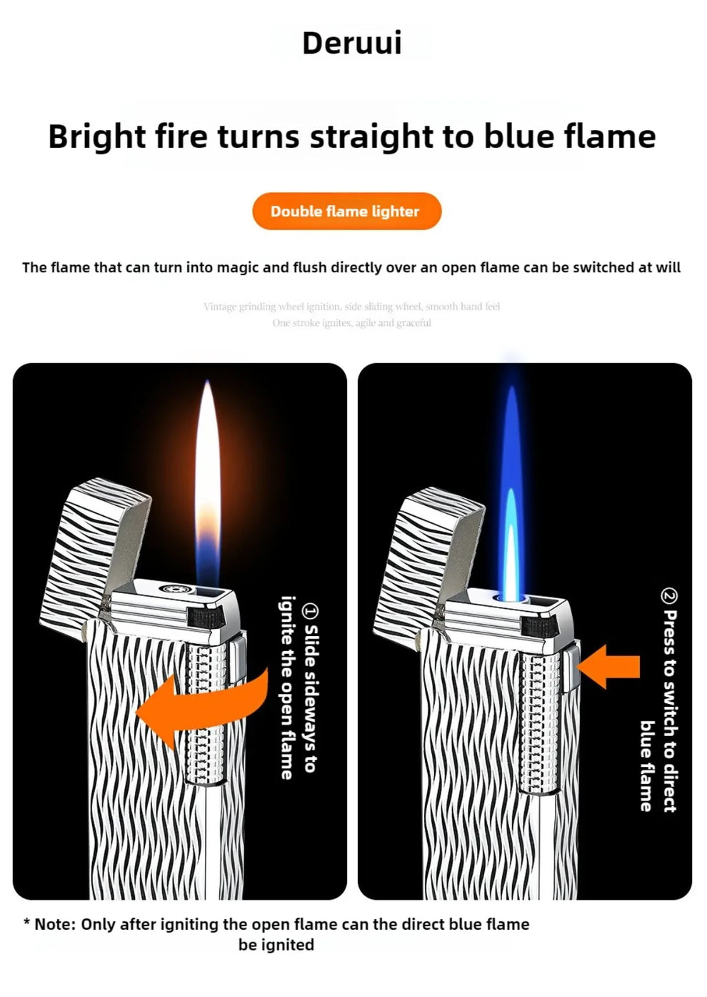 rechargeable butane lighter - Lighters - Butane gas lighter