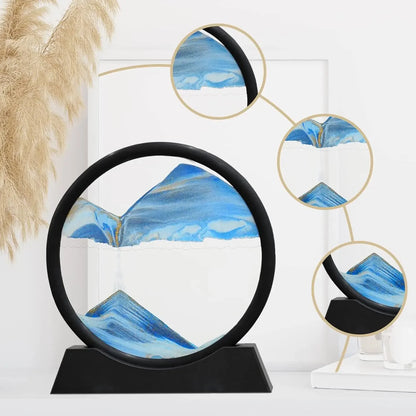 moving sand art - Home Decor - 3D Moving Sand Art Hourglass