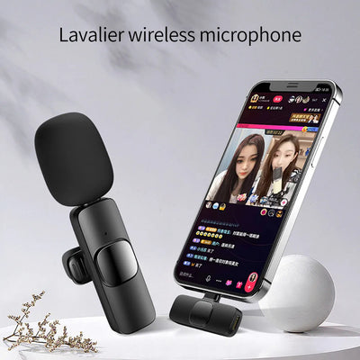 ai processed wireless lavalier audio - Electronics - Wireless Lavalier Microphone