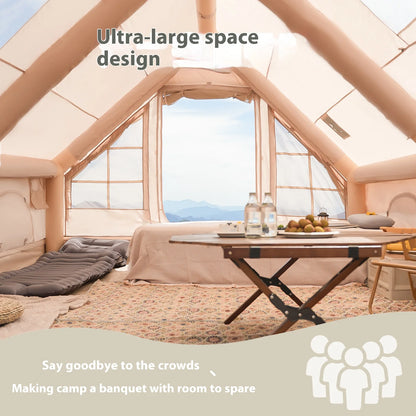 Luxury cabin tents with storage