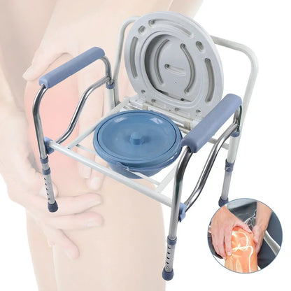 bariatric drop arm commode — medium-low volume — 580 - Medical Supplies - Foldable Commode Chair