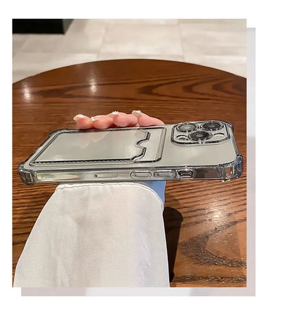 Nouveauté Mobile Phone Cases - Transparent Card Holder Phone Case