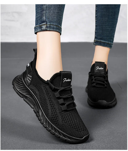 Women's striped sneakers