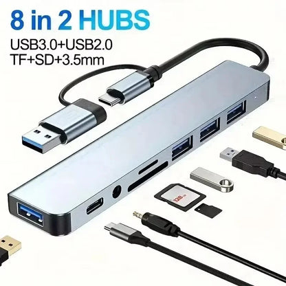 Usb c hub for fast data transfer and charging