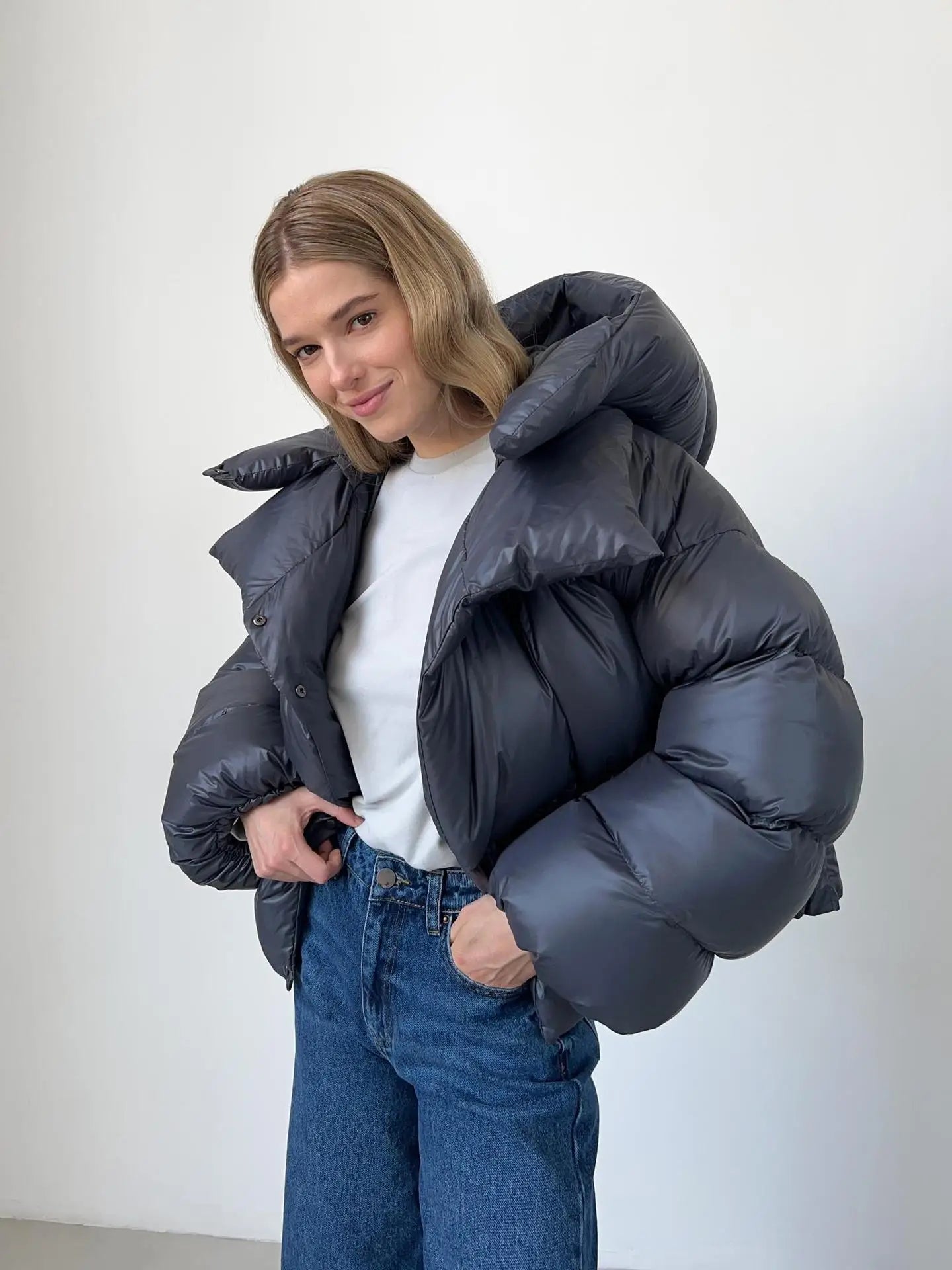 Thick winter coats for young women