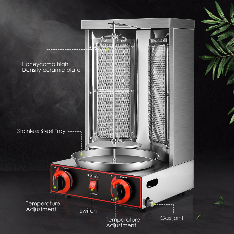 vertical kebab grill - Barbecue - Grilling - Rotisserie Kebab Grill
