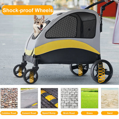 vevor 3 wheel pet stroller - Pet Supplies - Portable Dog Stroller