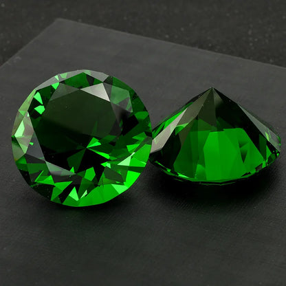 Multi-color crystal paperweight