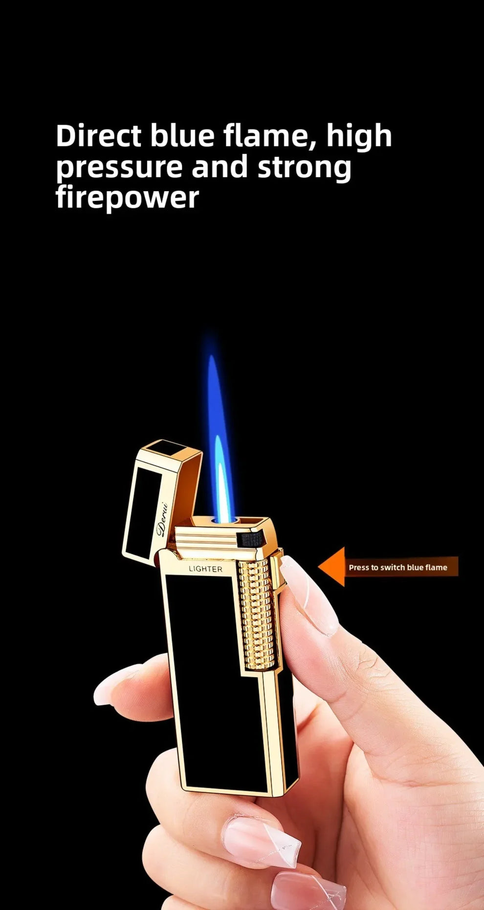 windproof lighter - Lighters - Butane gas lighter