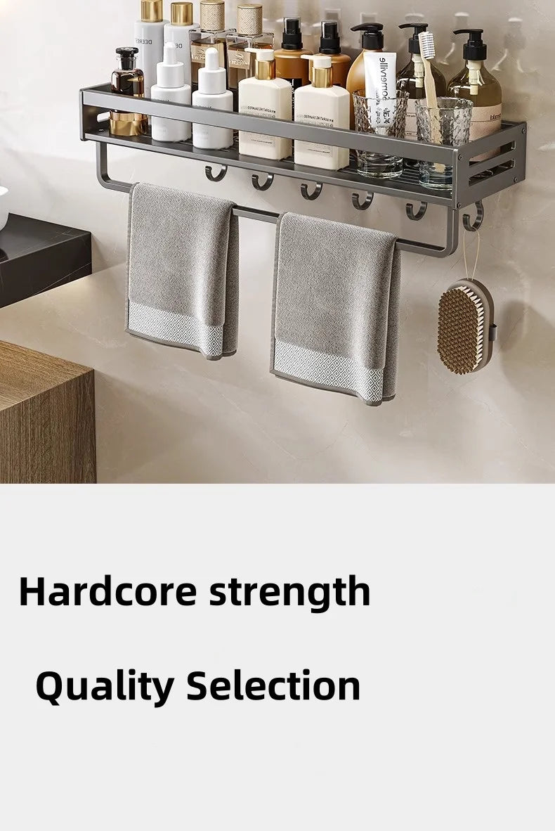 shower shelf with towel bar - Bathroom Accessories - Shower Corner Shelf with Towel Bar