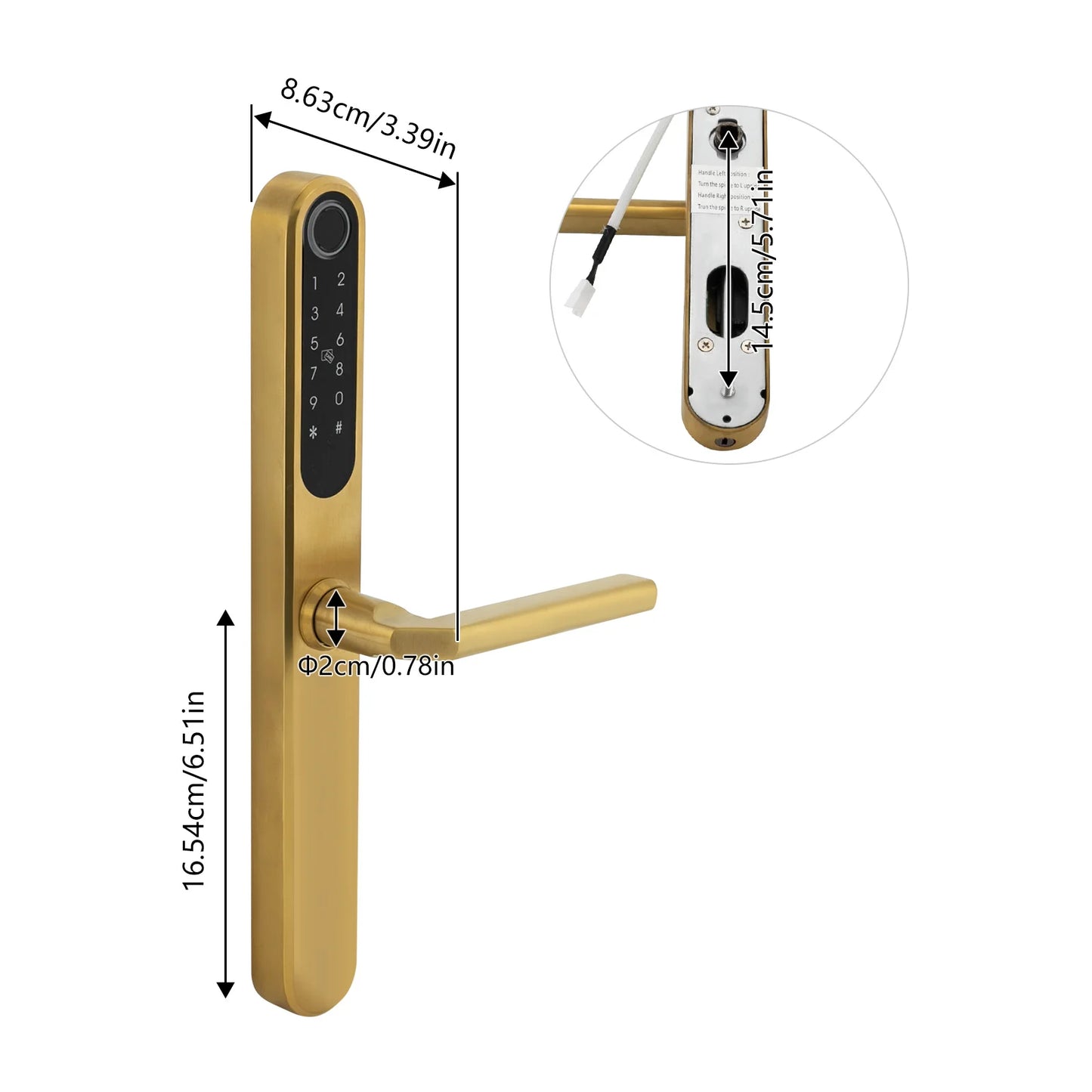 Smart lock with fingerprint