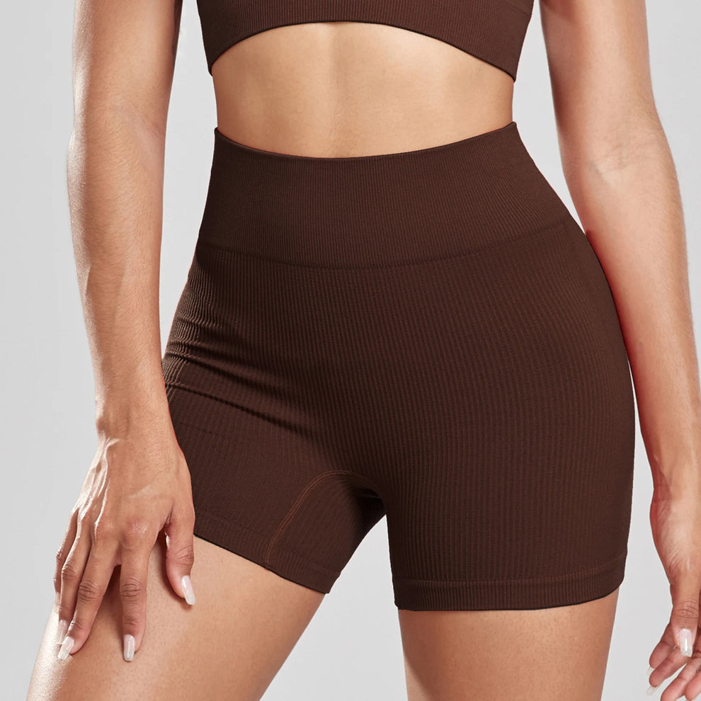Women-s Activewear Shorts - Yoga Shorts Eau de Cologne
