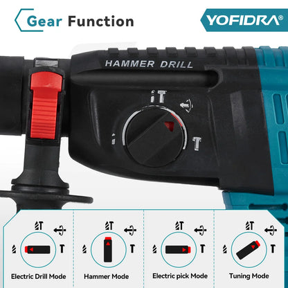 Multifunctional cordless impact drill for home use