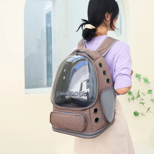 dog carrier backpack - Pet Supplies - Transparent Folding Pet Carrier Backpack