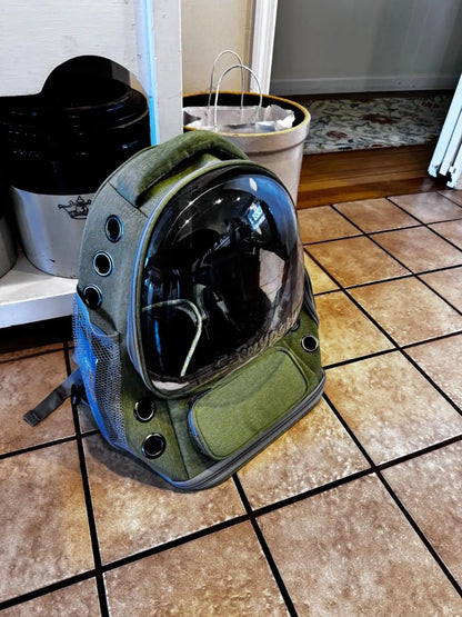 best travel backpack - Pet Supplies - Transparent Folding Pet Carrier Backpack