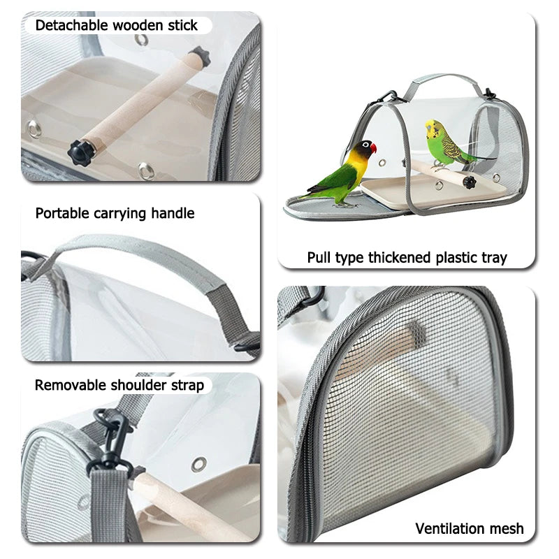 breathable oxford bird bag - Pet Supplies - Bird Travel Carrier