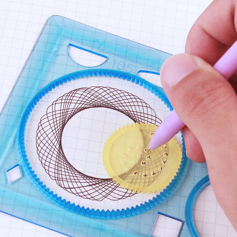 spirograph art set - Arts - Crafts - Geometry Spirograph Drawing Stencils Set