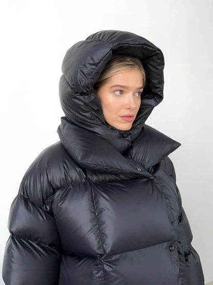 Women's thick winter parkas