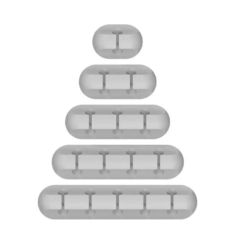 Desktop cable organizer silicone