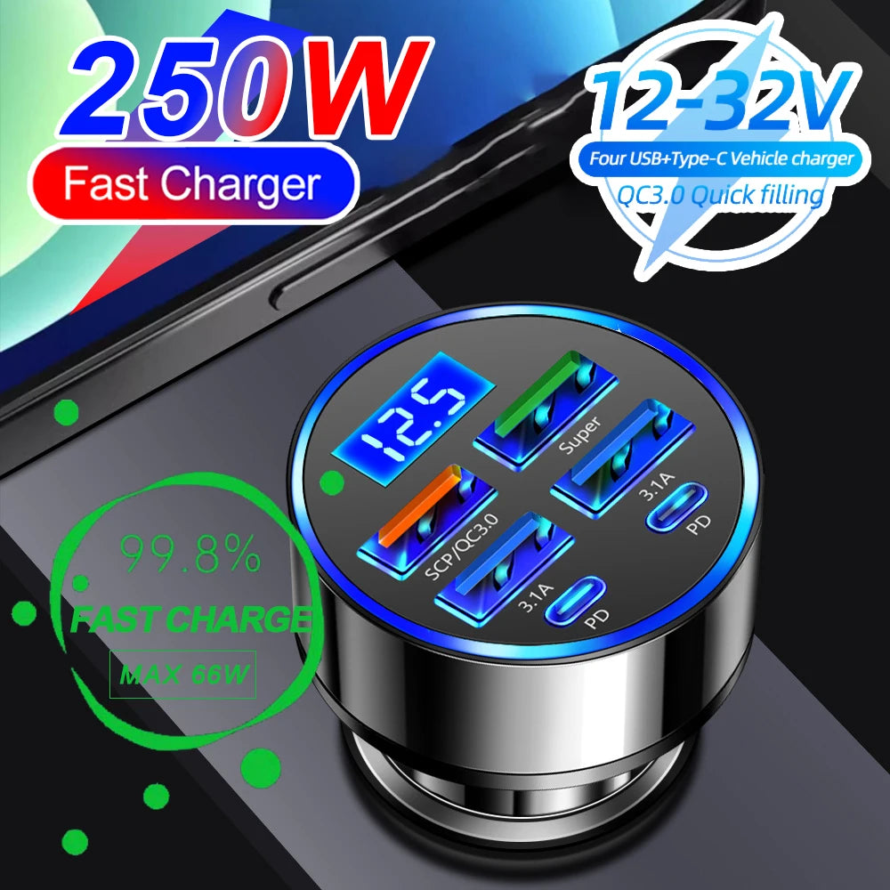 Car charger usb c