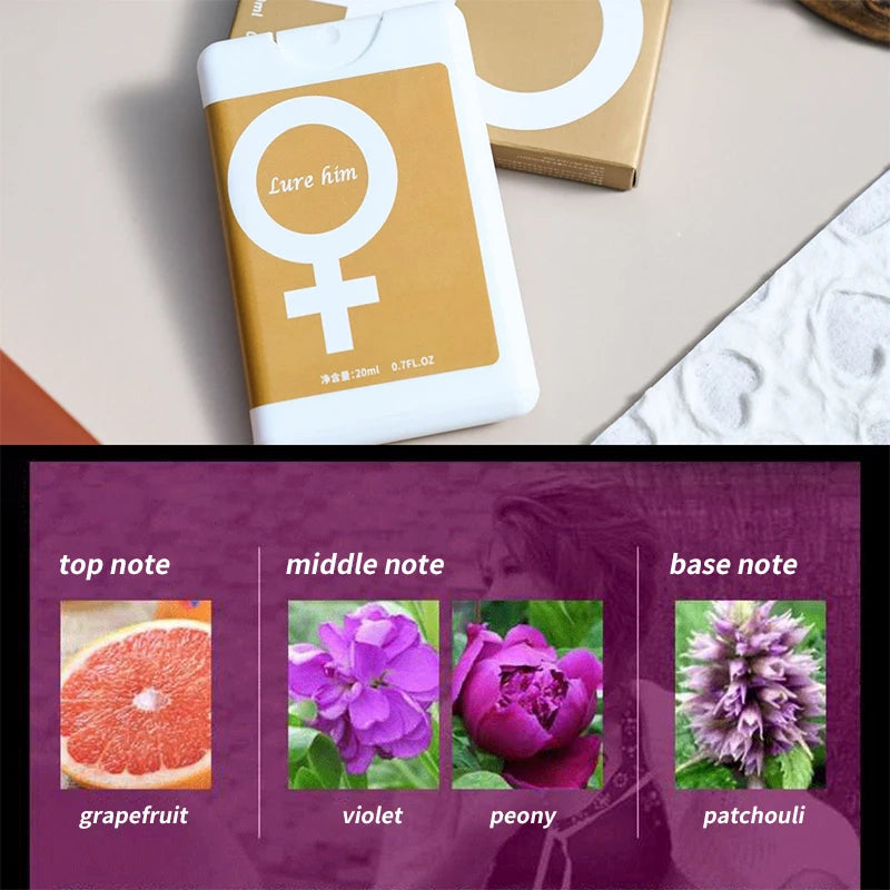 Long-lasting pheromone perfume for men and women